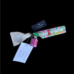 Kate Spade Sticky Situation Strawberry Bag Charm (NWT)